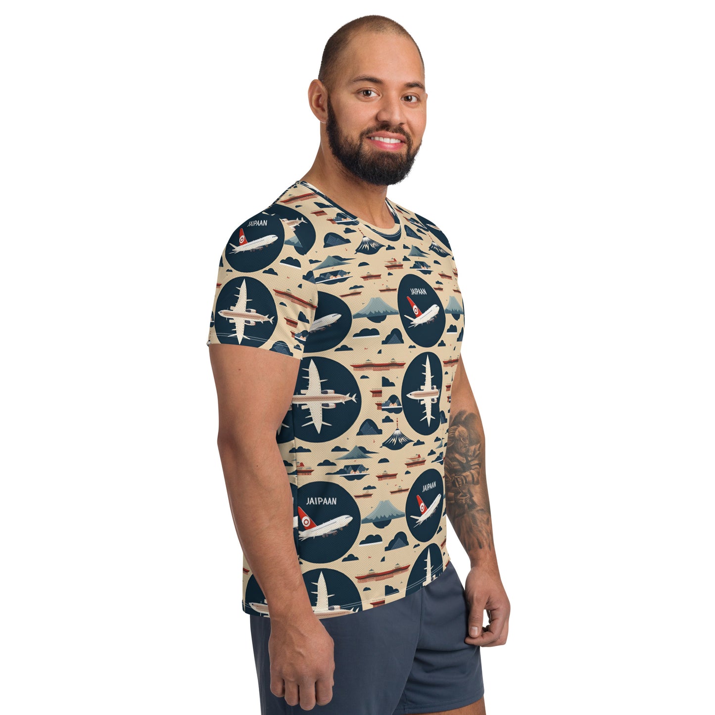 All-Over Print Men's Athletic T-shirt