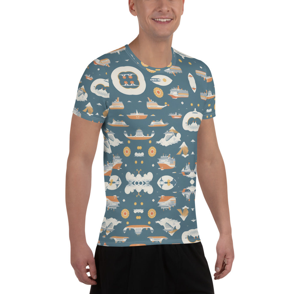 All-Over Print Men's Athletic T-shirt