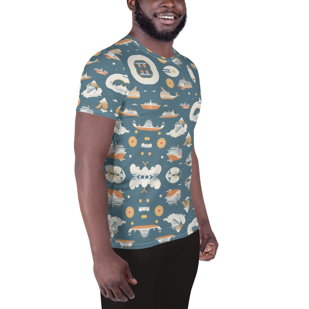 All-Over Print Men's Athletic T-shirt