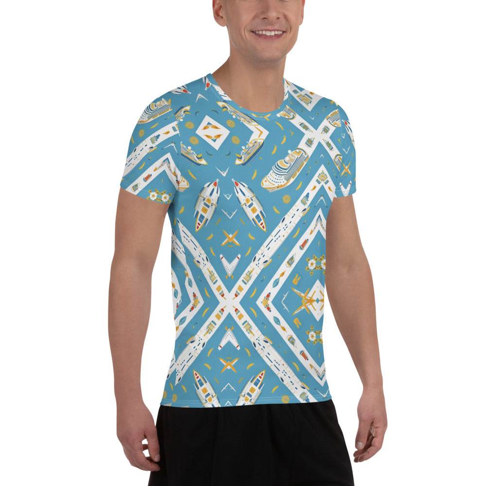 All-Over Print Men's Athletic T-shirt