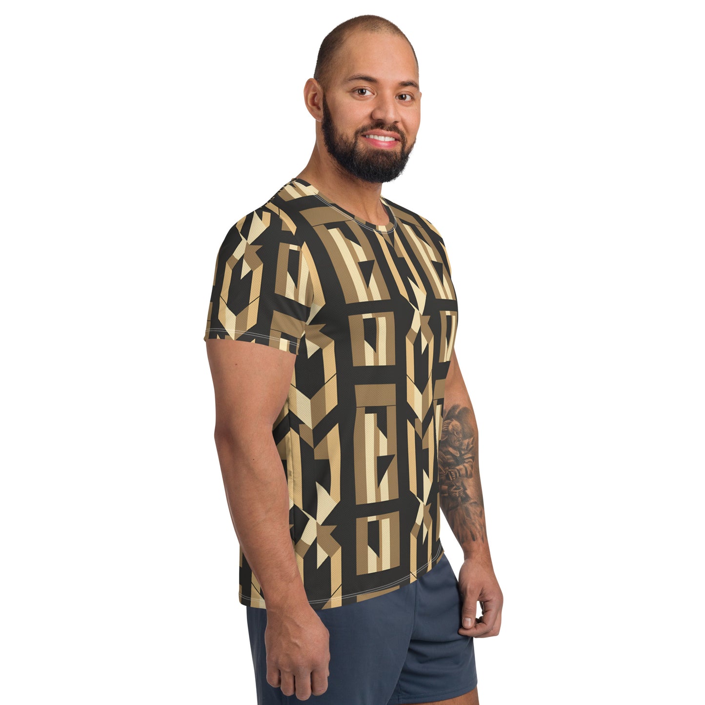 All-Over Print Men's Athletic T-shirt