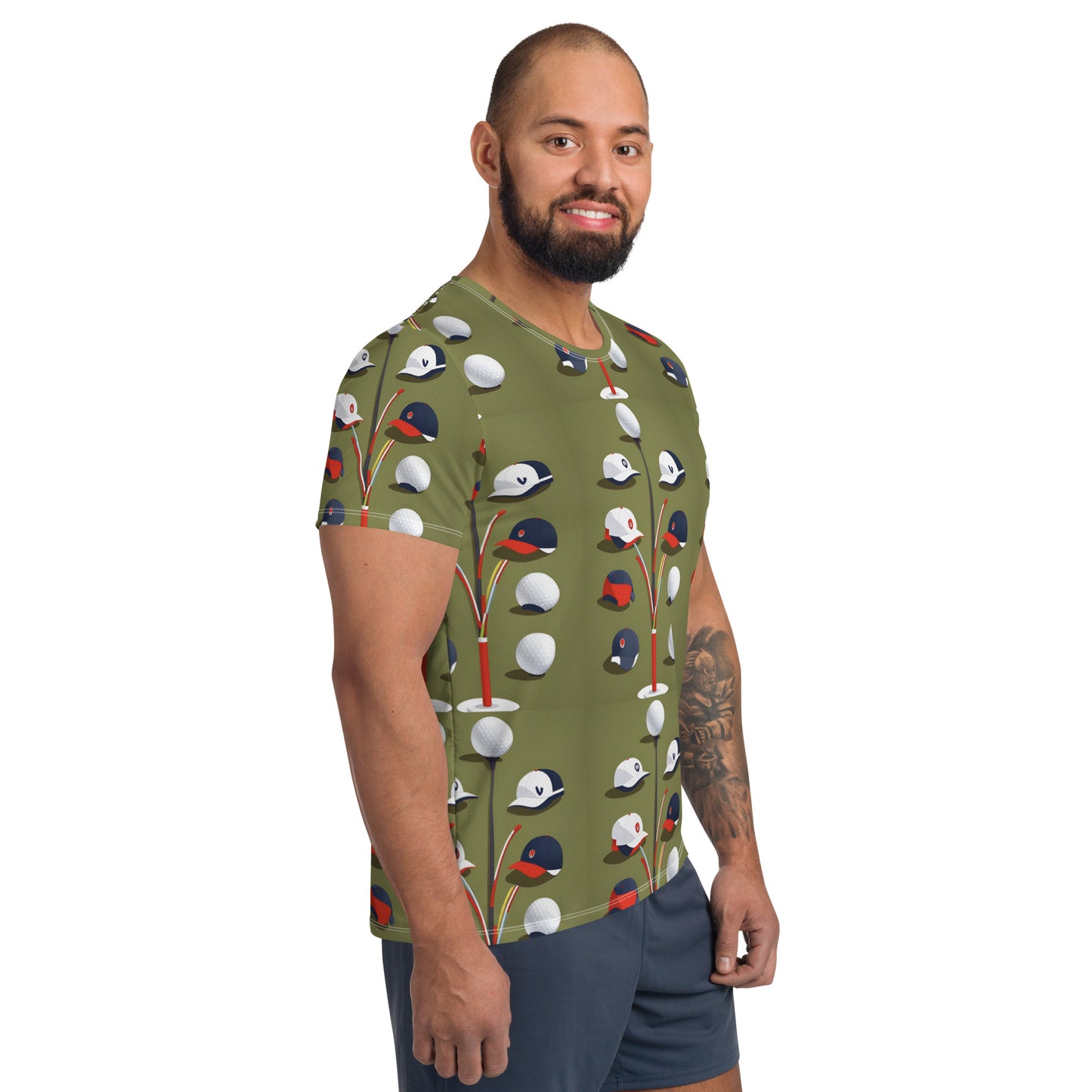 All-Over Print Men's Athletic T-shirt