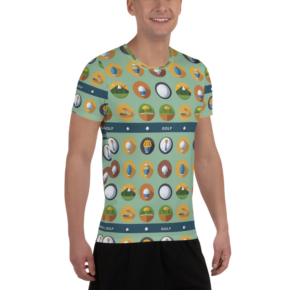 All-Over Print Men's Athletic T-shirt