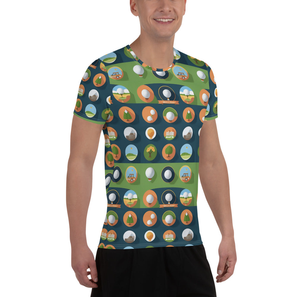 All-Over Print Men's Athletic T-shirt