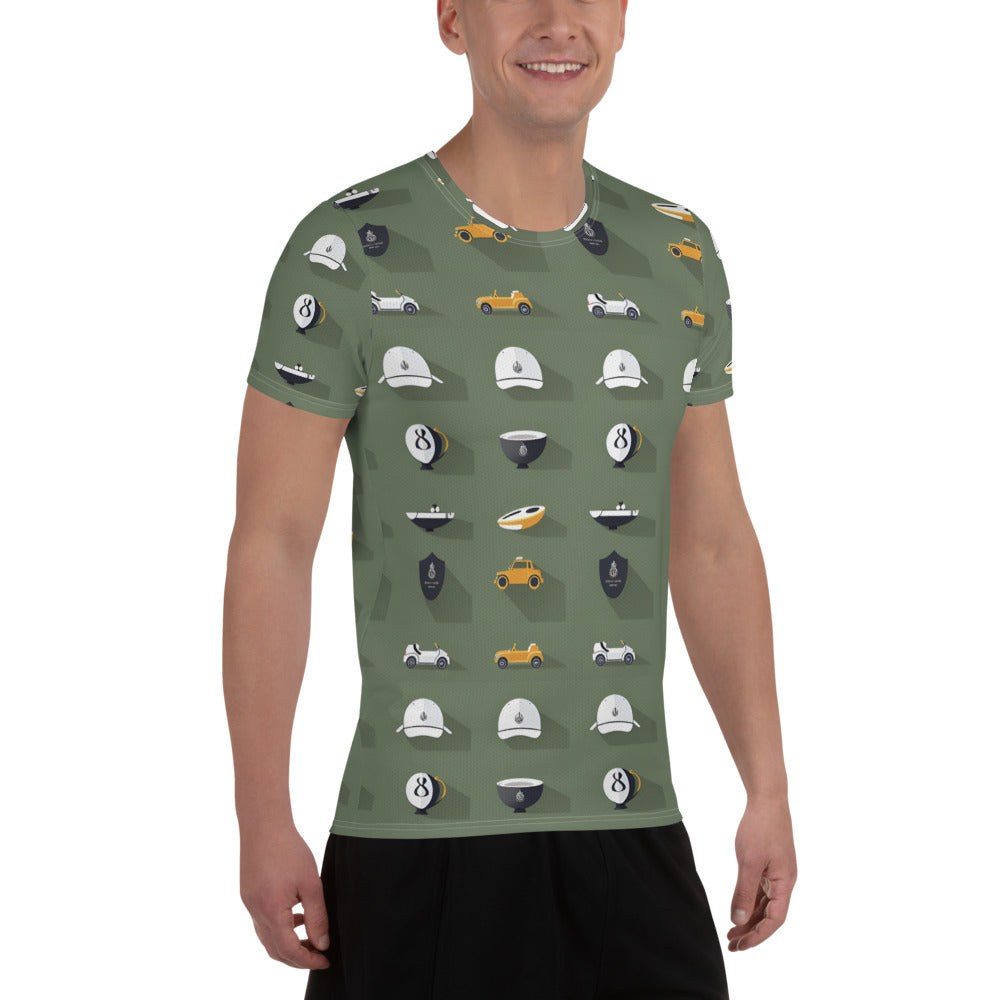 All-Over Print Men's Athletic T-shirt