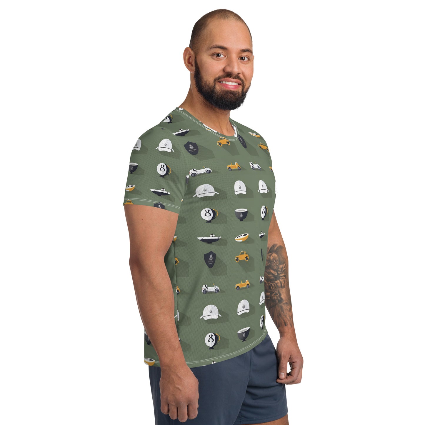 All-Over Print Men's Athletic T-shirt