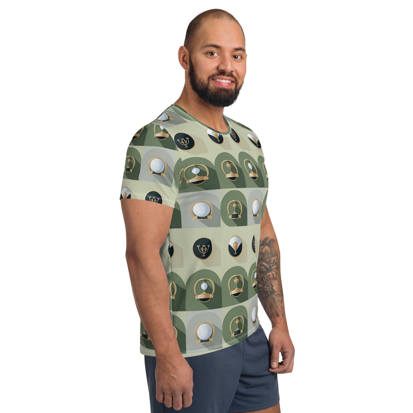 All-Over Print Men's Athletic T-shirt