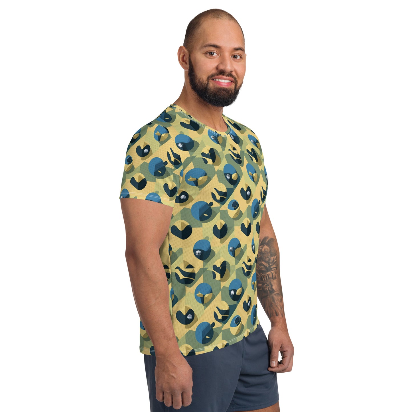 All-Over Print Men's Athletic T-shirt