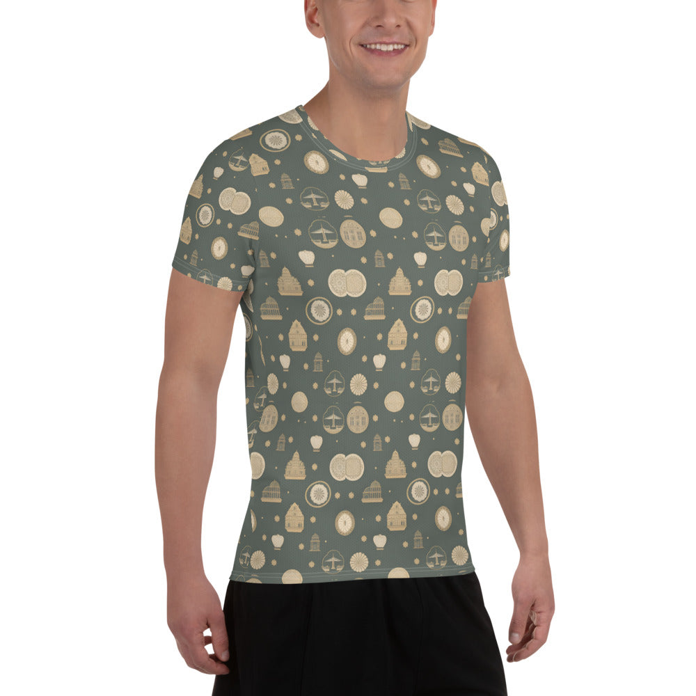 All-Over Print Men's Athletic T-shirt