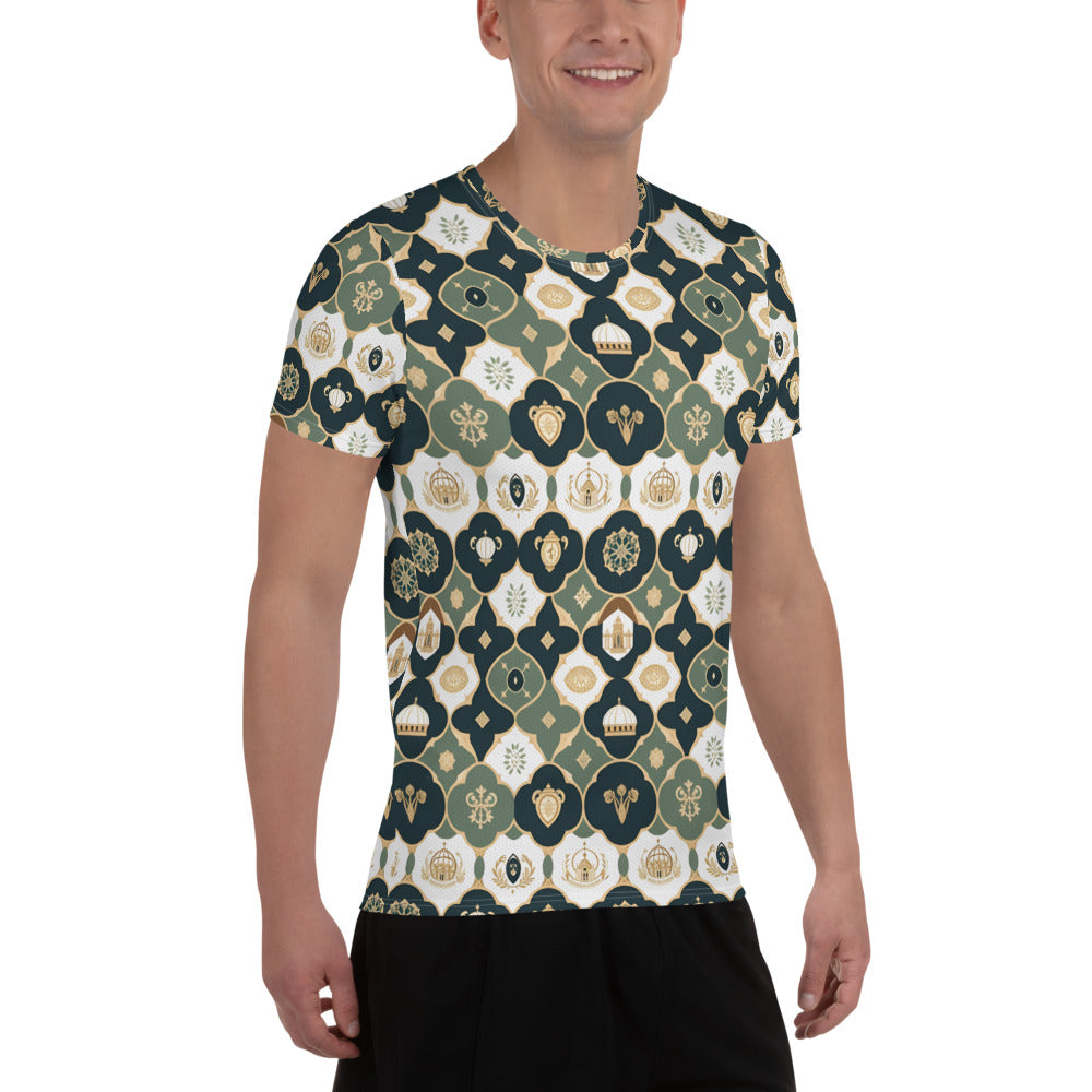 All-Over Print Men's Athletic T-shirt