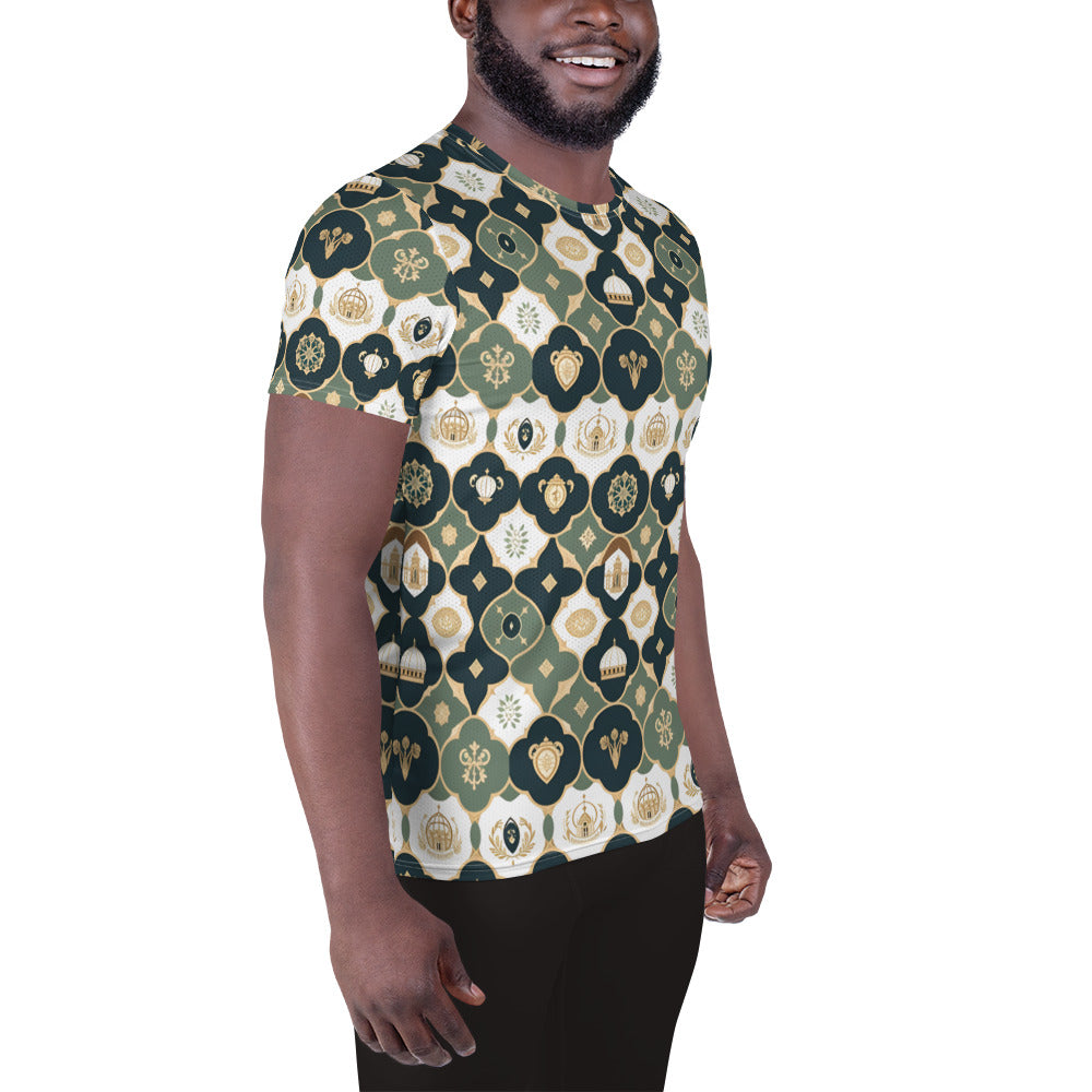 All-Over Print Men's Athletic T-shirt