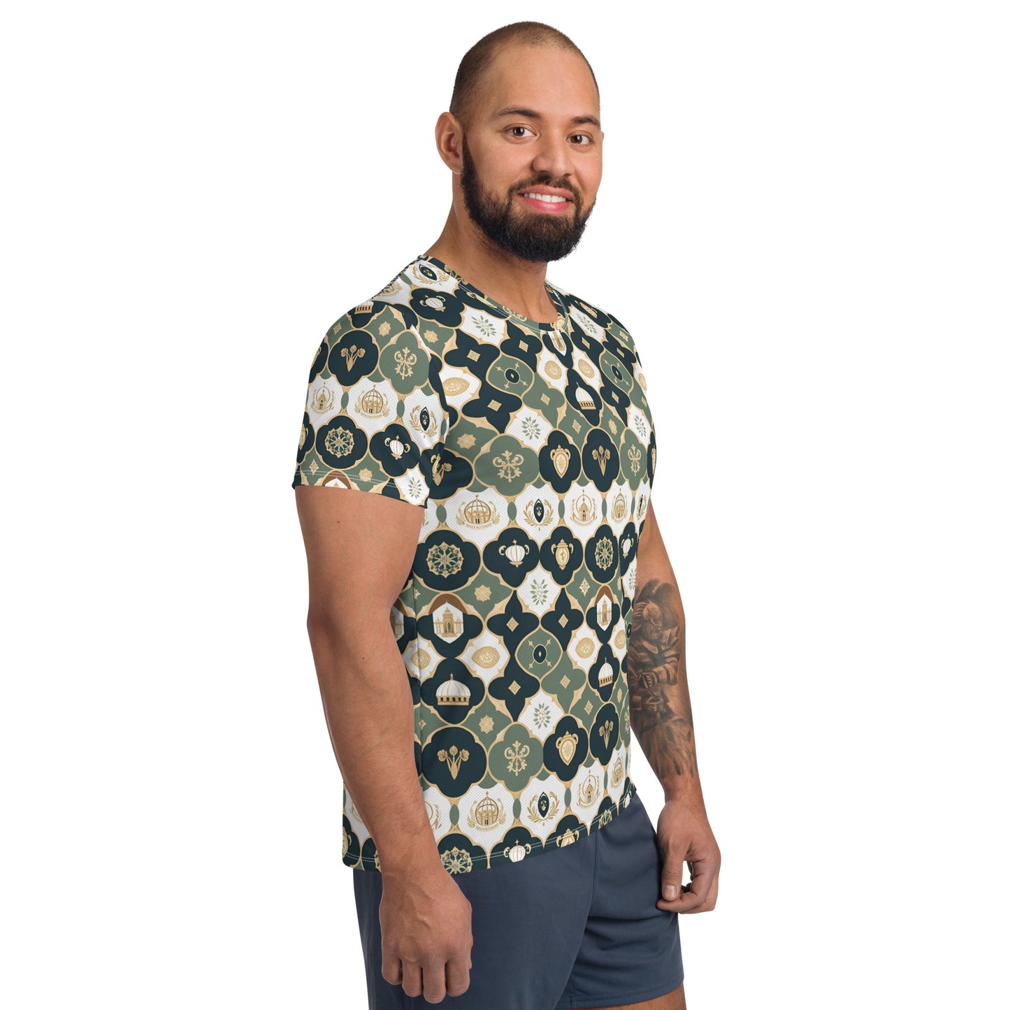 All-Over Print Men's Athletic T-shirt