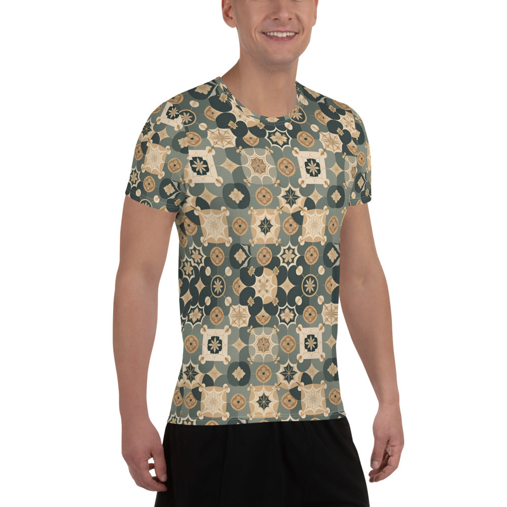 All-Over Print Men's Athletic T-shirt