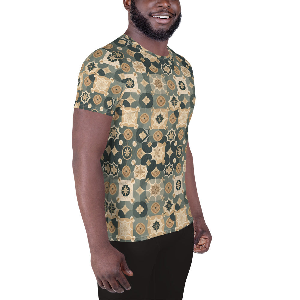 All-Over Print Men's Athletic T-shirt