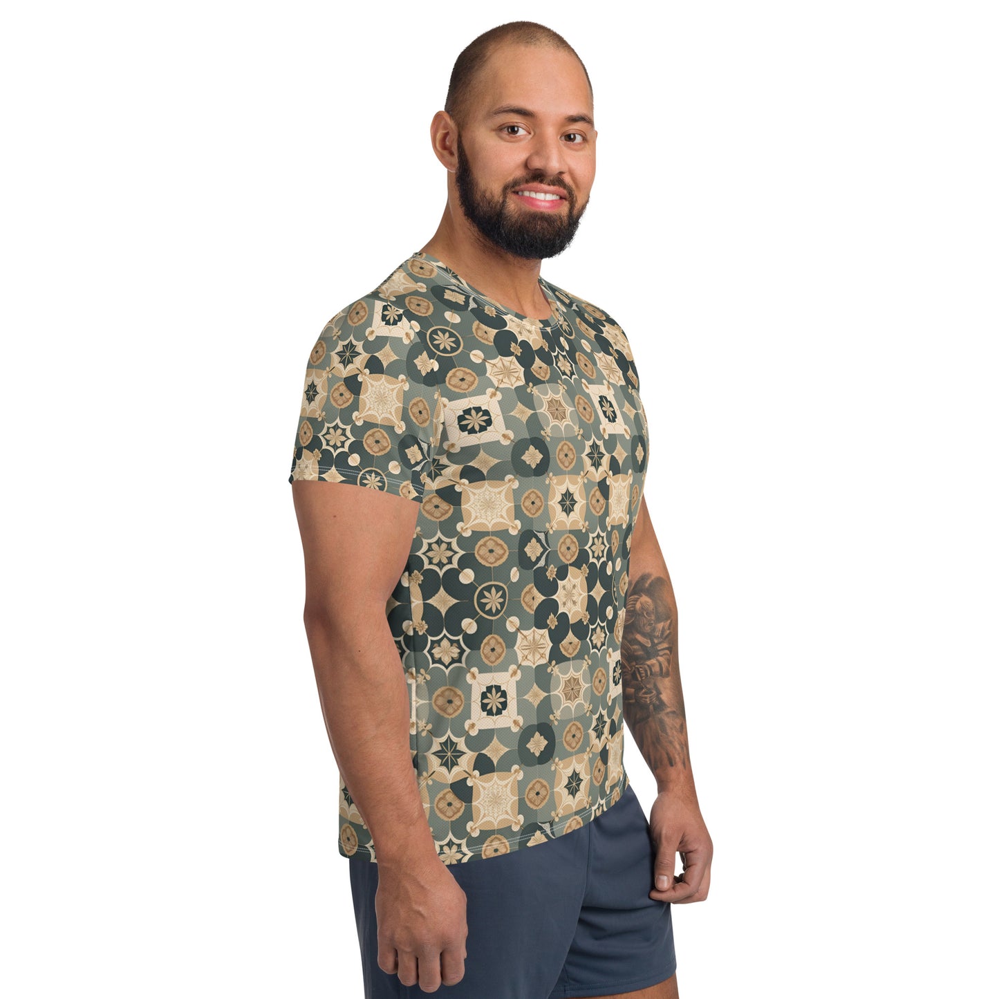 All-Over Print Men's Athletic T-shirt