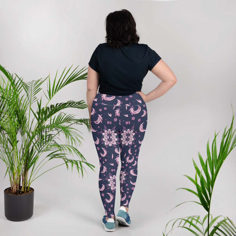 All-Over Print Plus Size Leggings