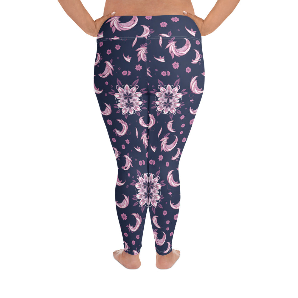 All-Over Print Plus Size Leggings