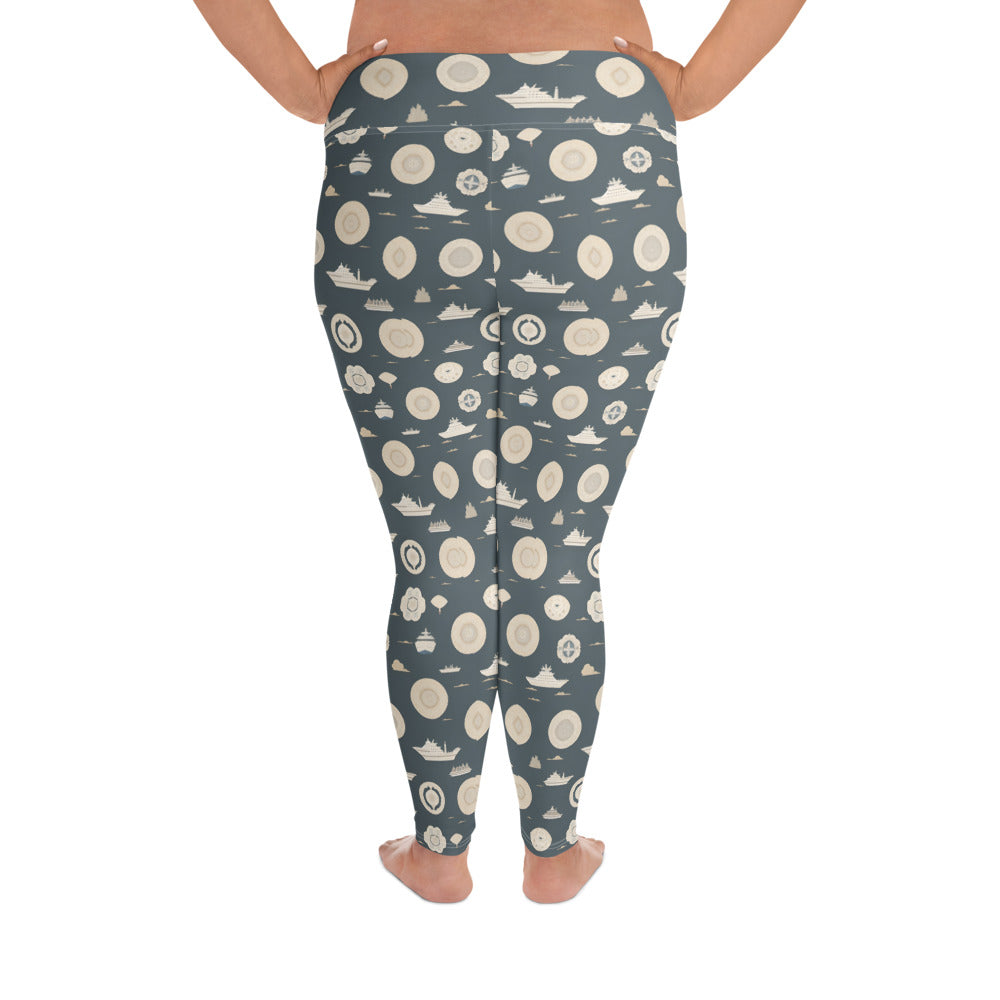 All-Over Print Plus Size Leggings