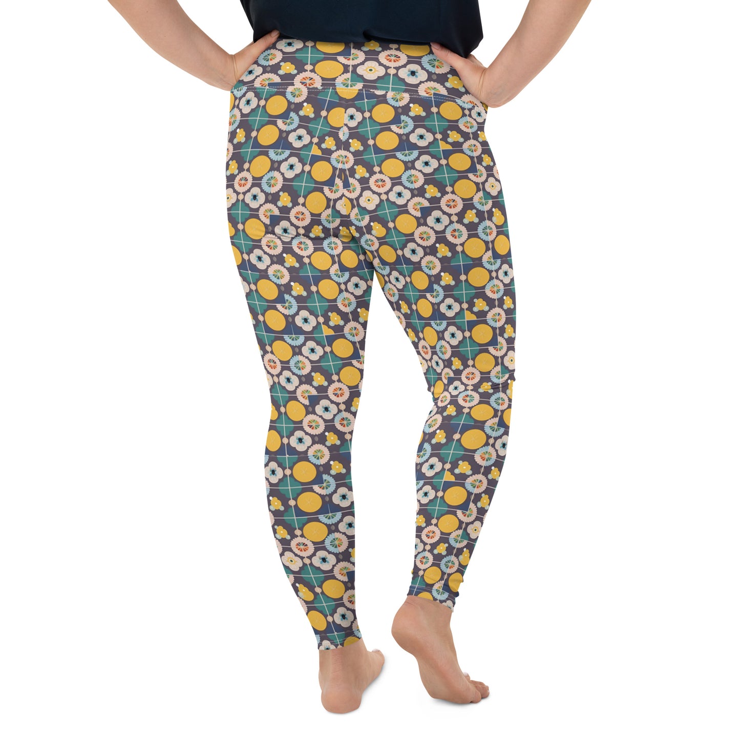 All-Over Print Plus Size Leggings