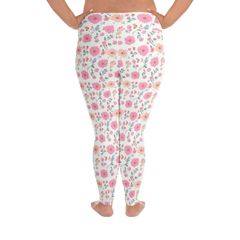 All-Over Print Plus Size Leggings