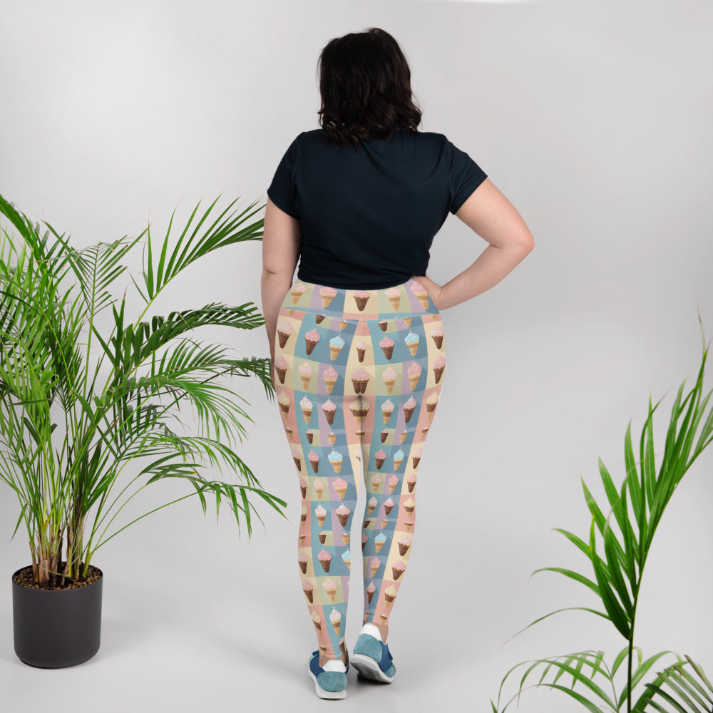 All-Over Print Plus Size Leggings