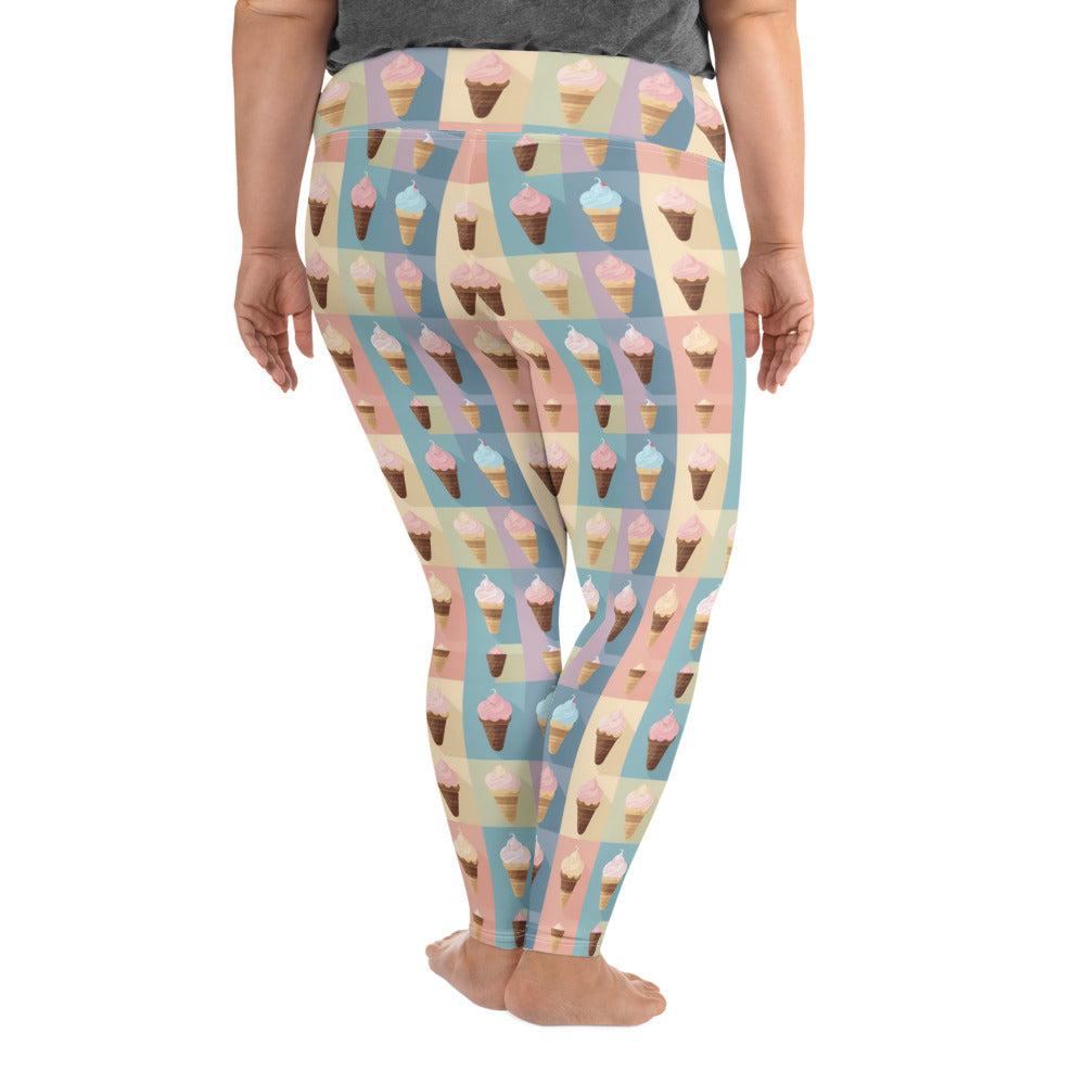 All-Over Print Plus Size Leggings