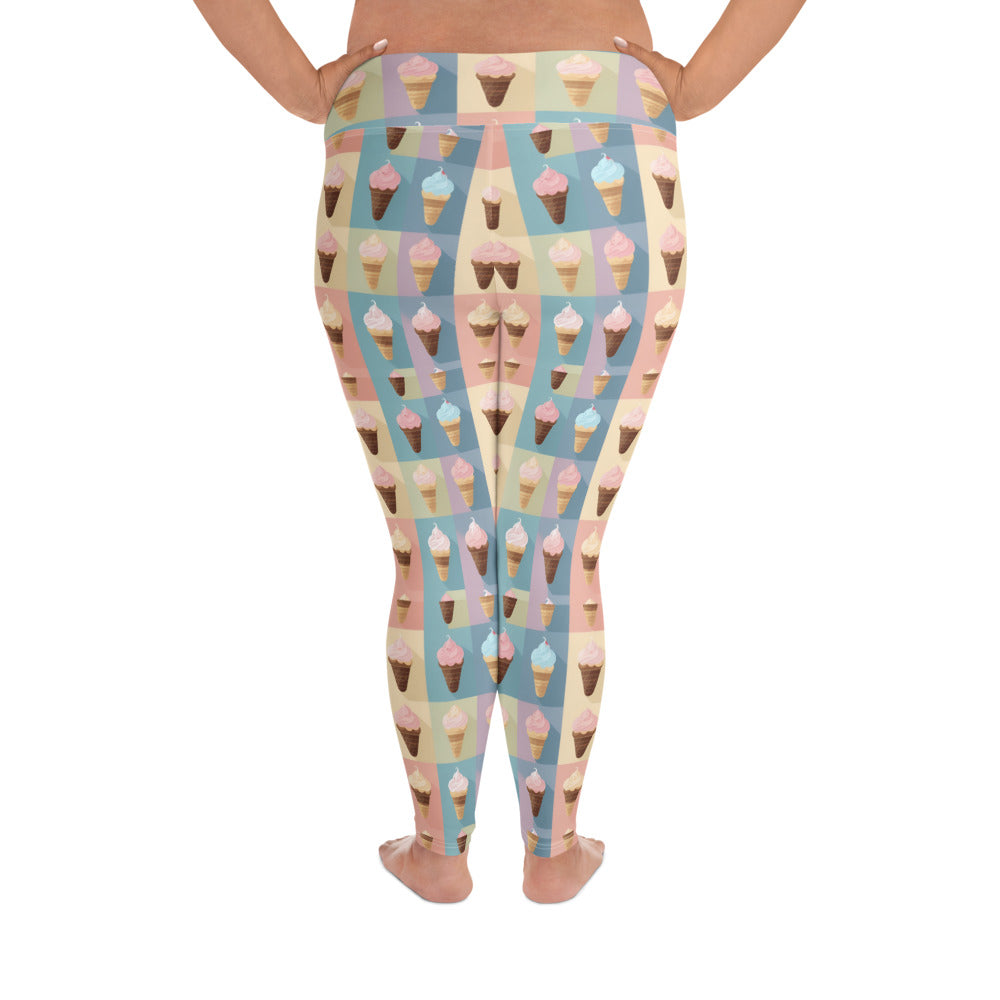 All-Over Print Plus Size Leggings