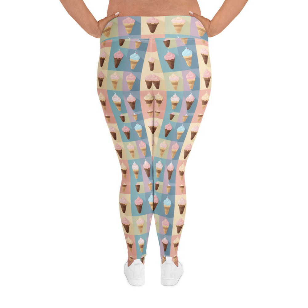 All-Over Print Plus Size Leggings