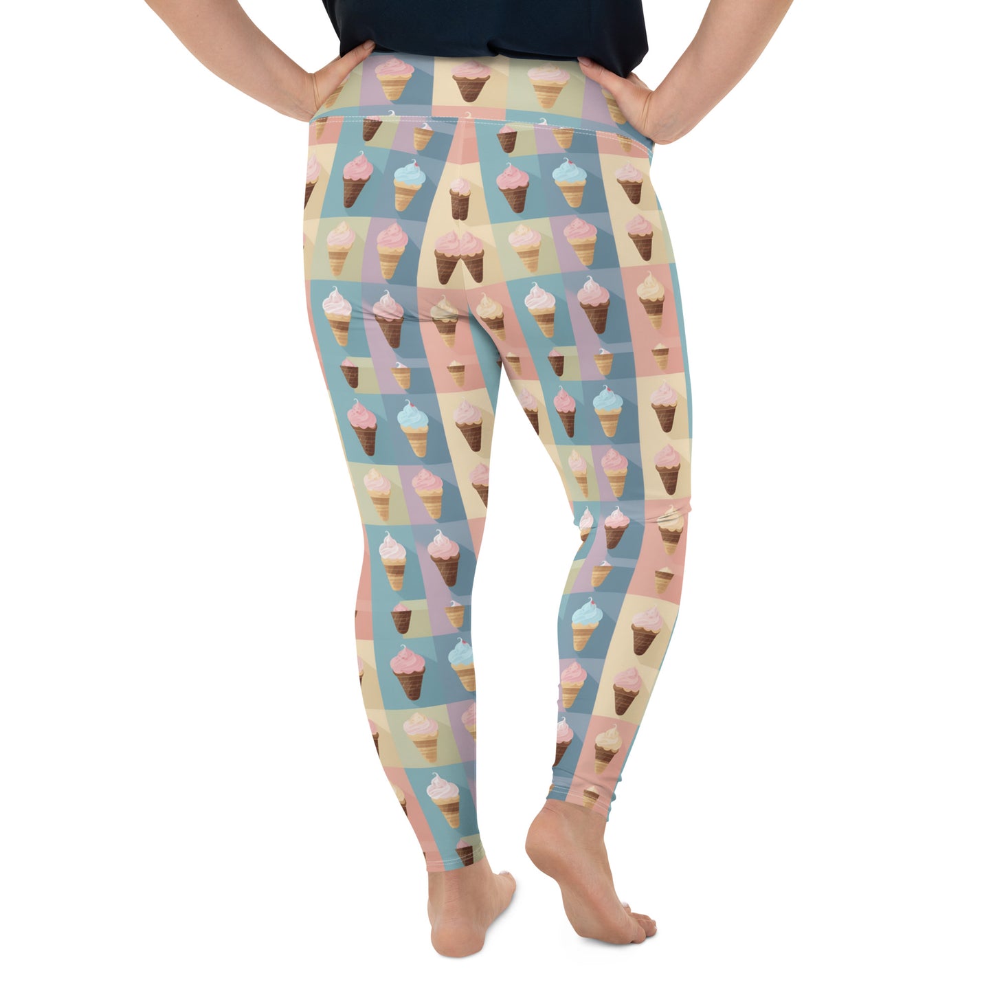 All-Over Print Plus Size Leggings