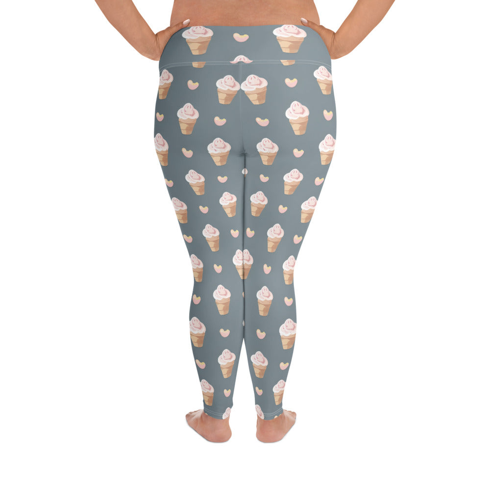 All-Over Print Plus Size Leggings