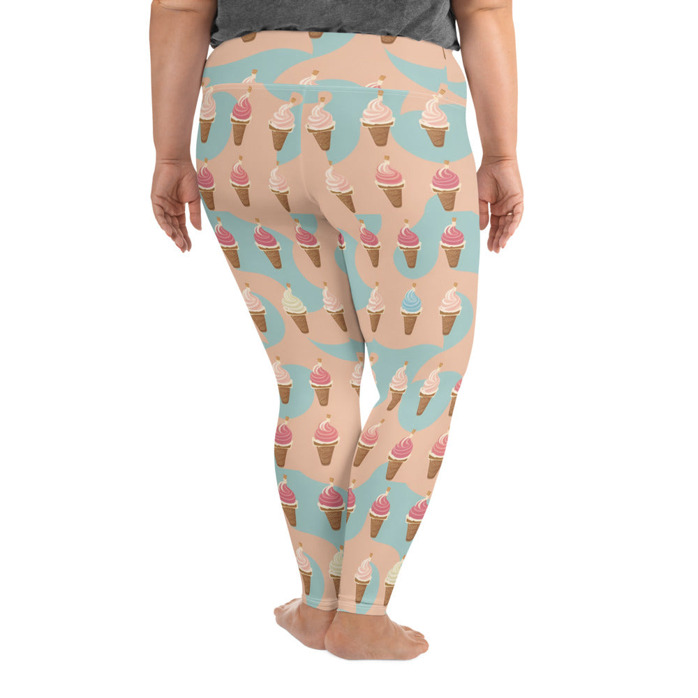 All-Over Print Plus Size Leggings