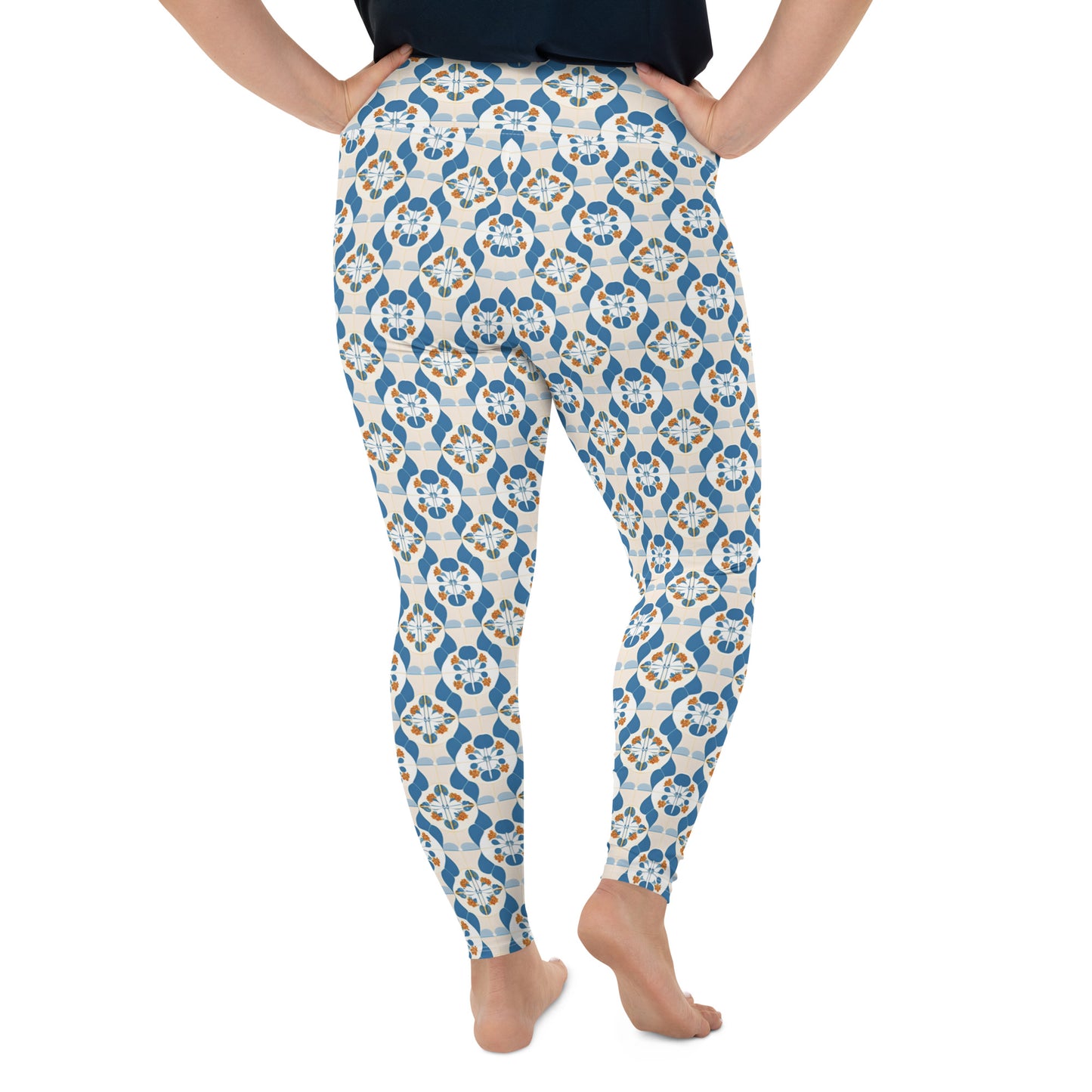 All-Over Print Plus Size Leggings