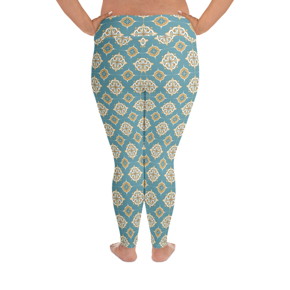 All-Over Print Plus Size Leggings