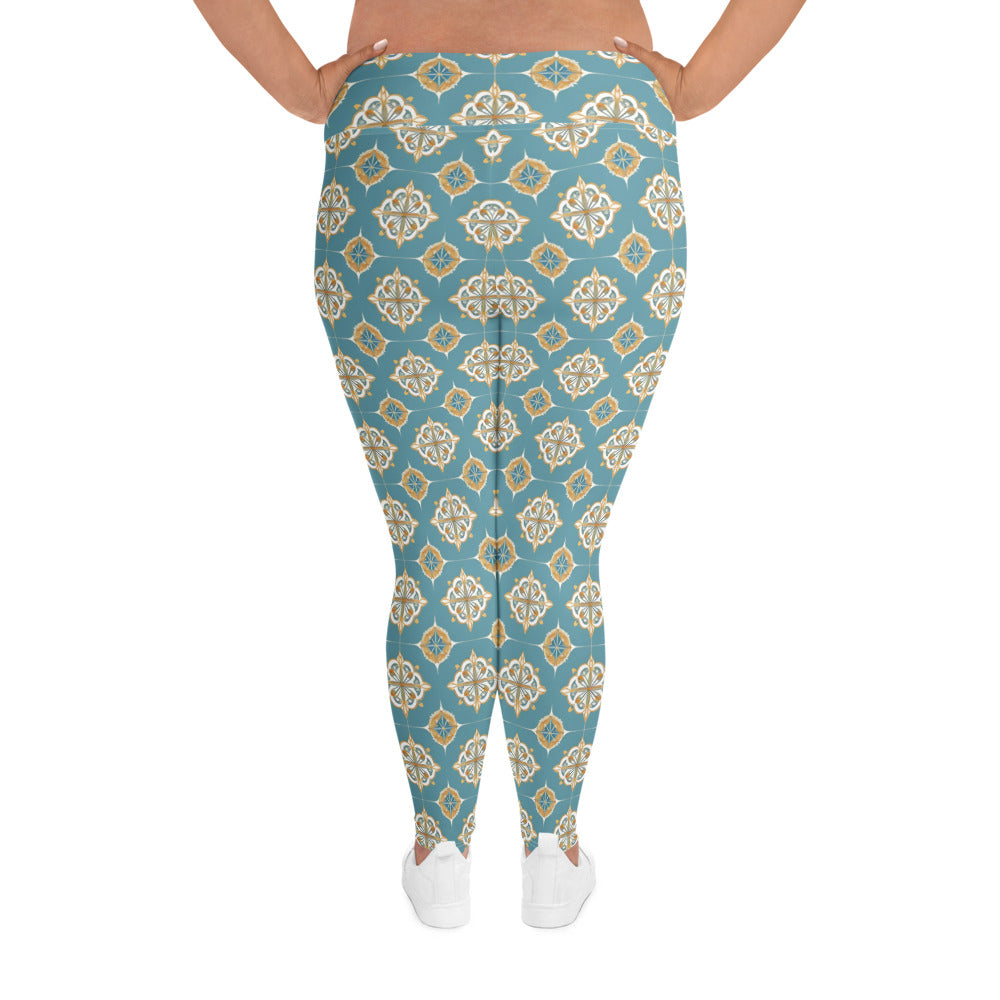 All-Over Print Plus Size Leggings