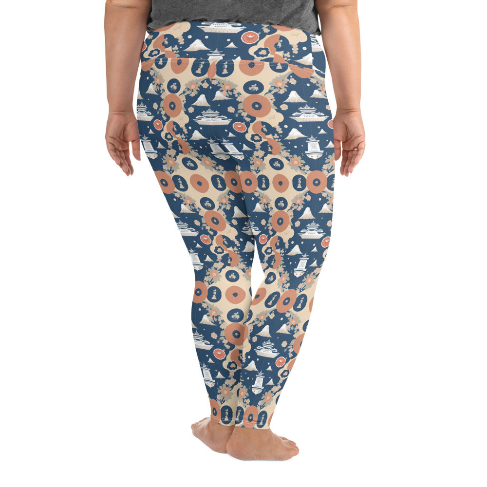 All-Over Print Plus Size Leggings