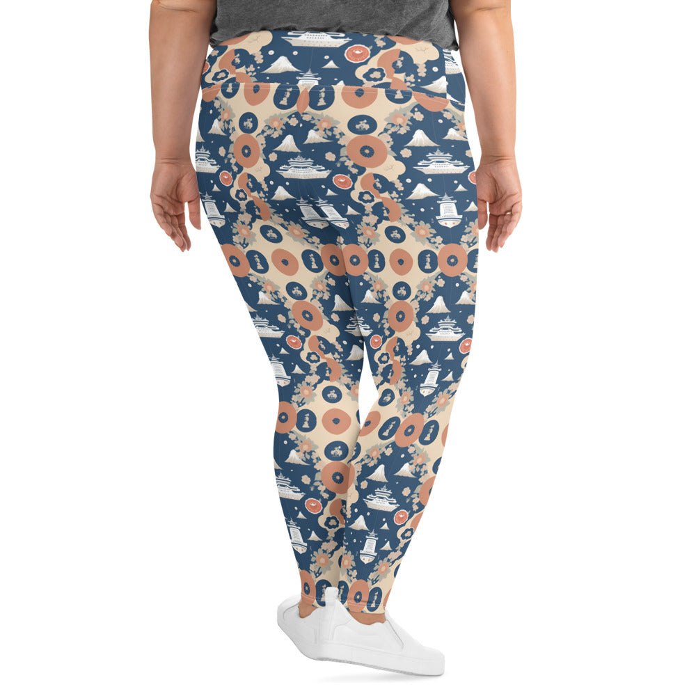 All-Over Print Plus Size Leggings