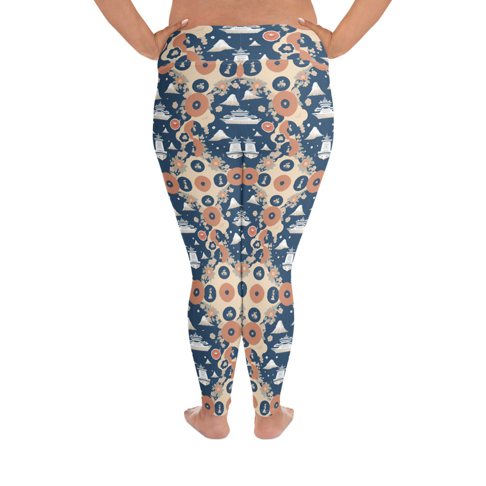 All-Over Print Plus Size Leggings