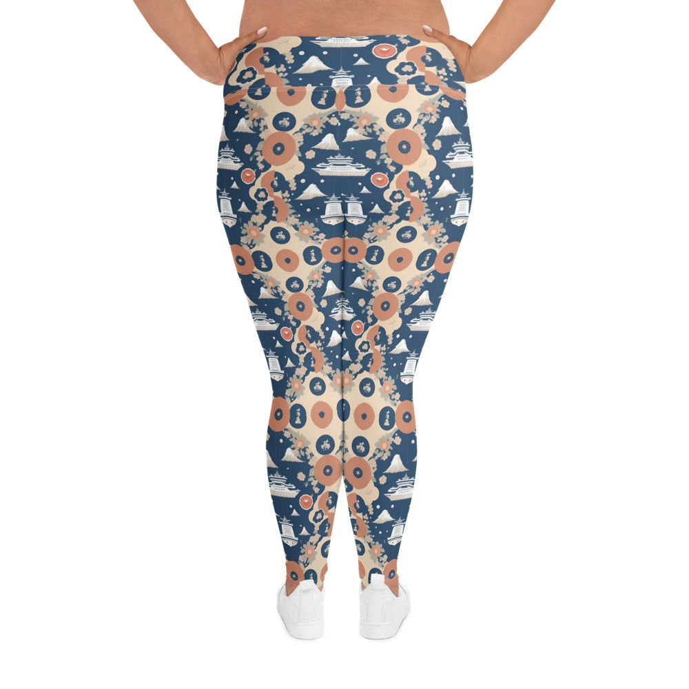 All-Over Print Plus Size Leggings