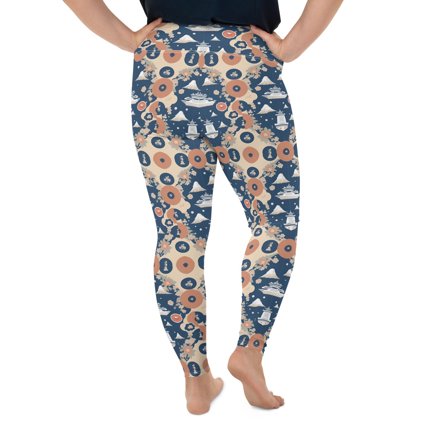 All-Over Print Plus Size Leggings