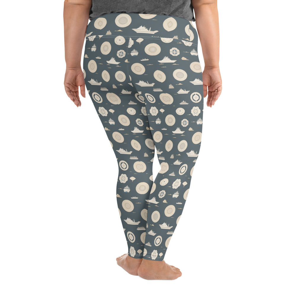 All-Over Print Plus Size Leggings