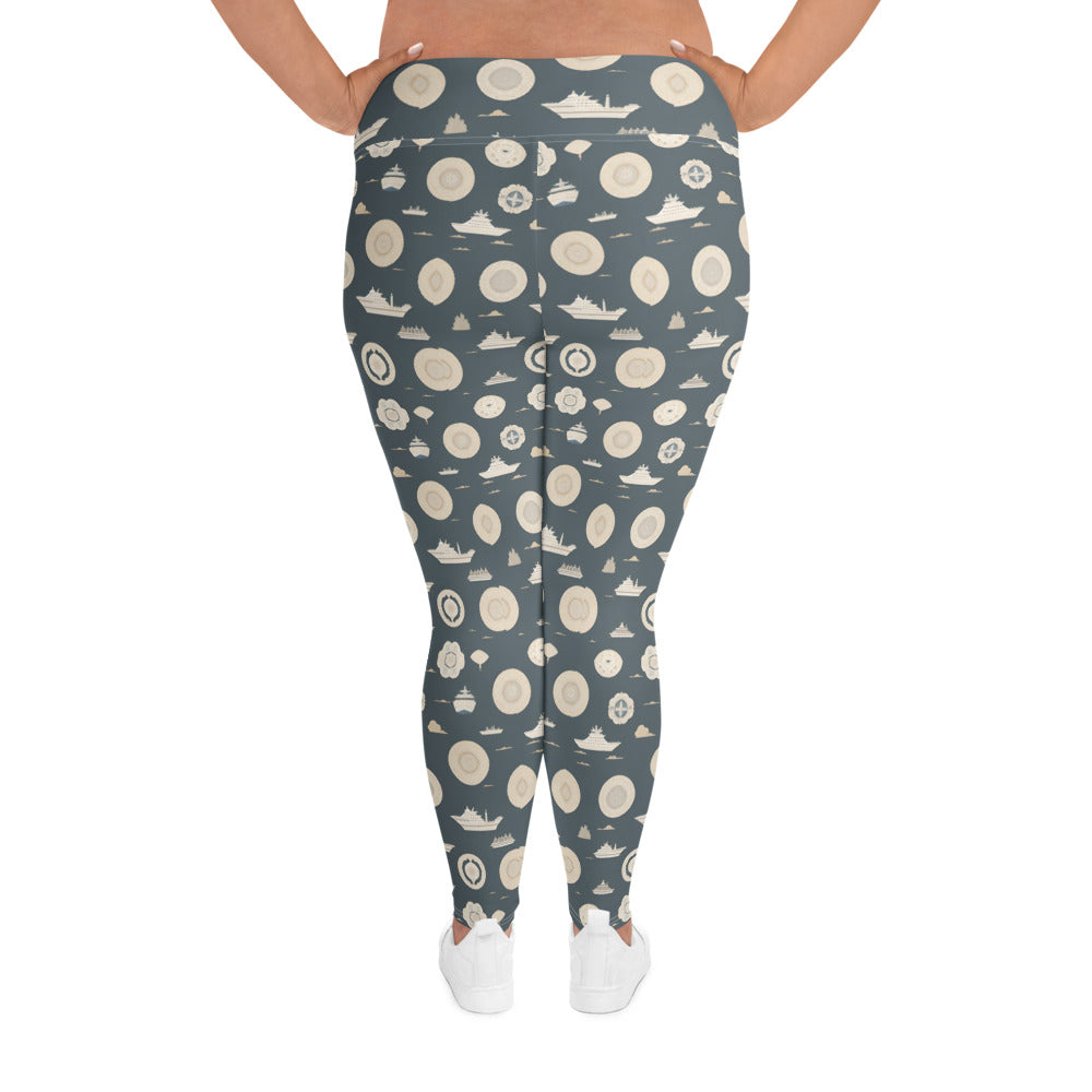 All-Over Print Plus Size Leggings