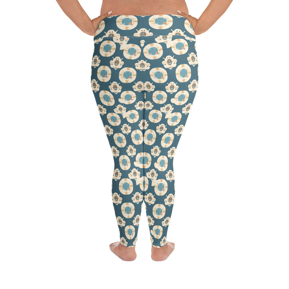 All-Over Print Plus Size Leggings