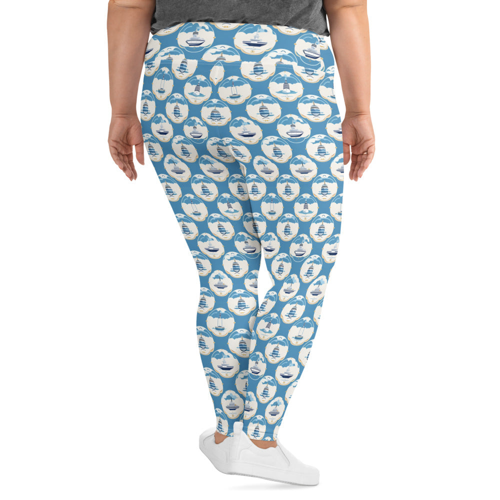 All-Over Print Plus Size Leggings