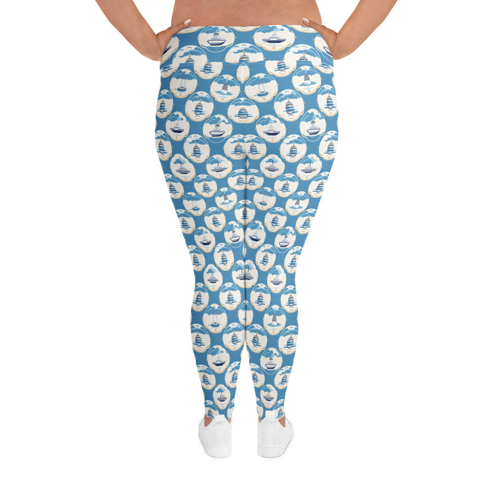 All-Over Print Plus Size Leggings