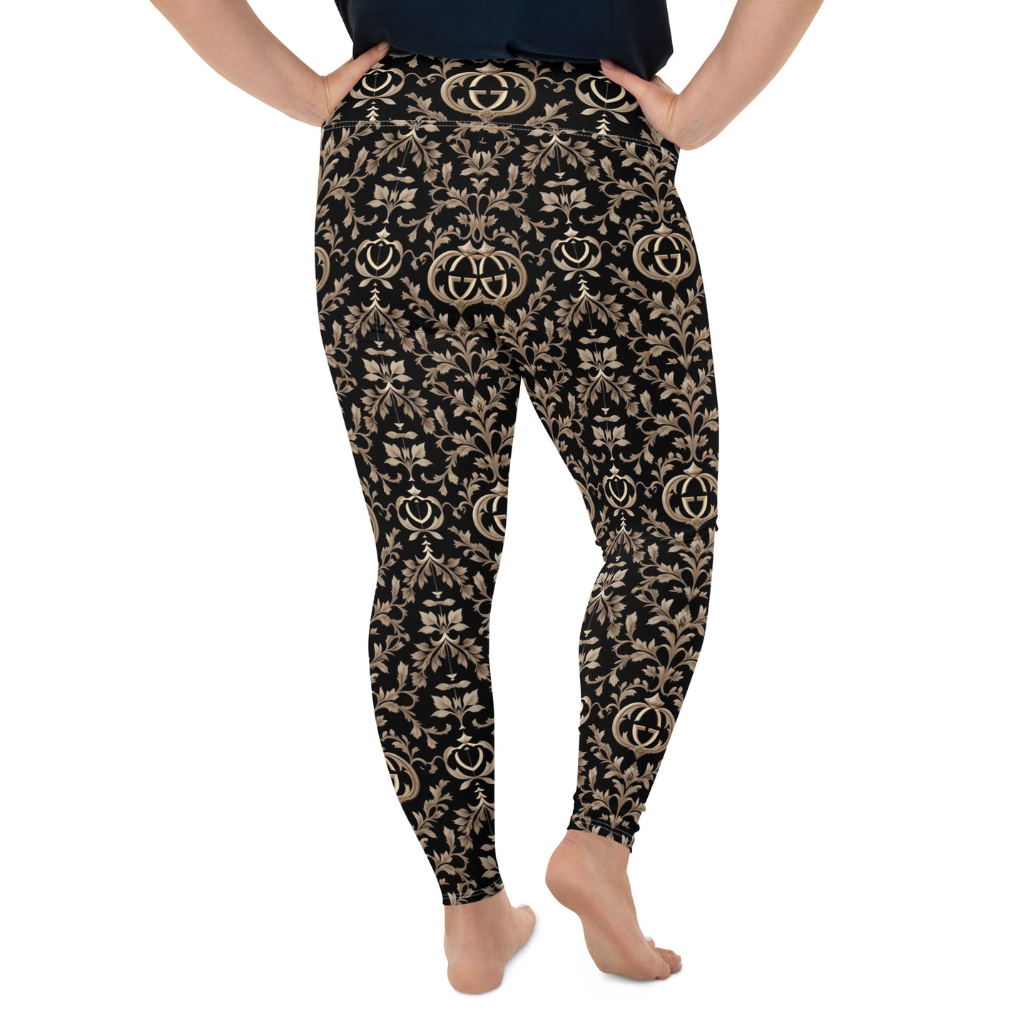 All-Over Print Plus Size Leggings