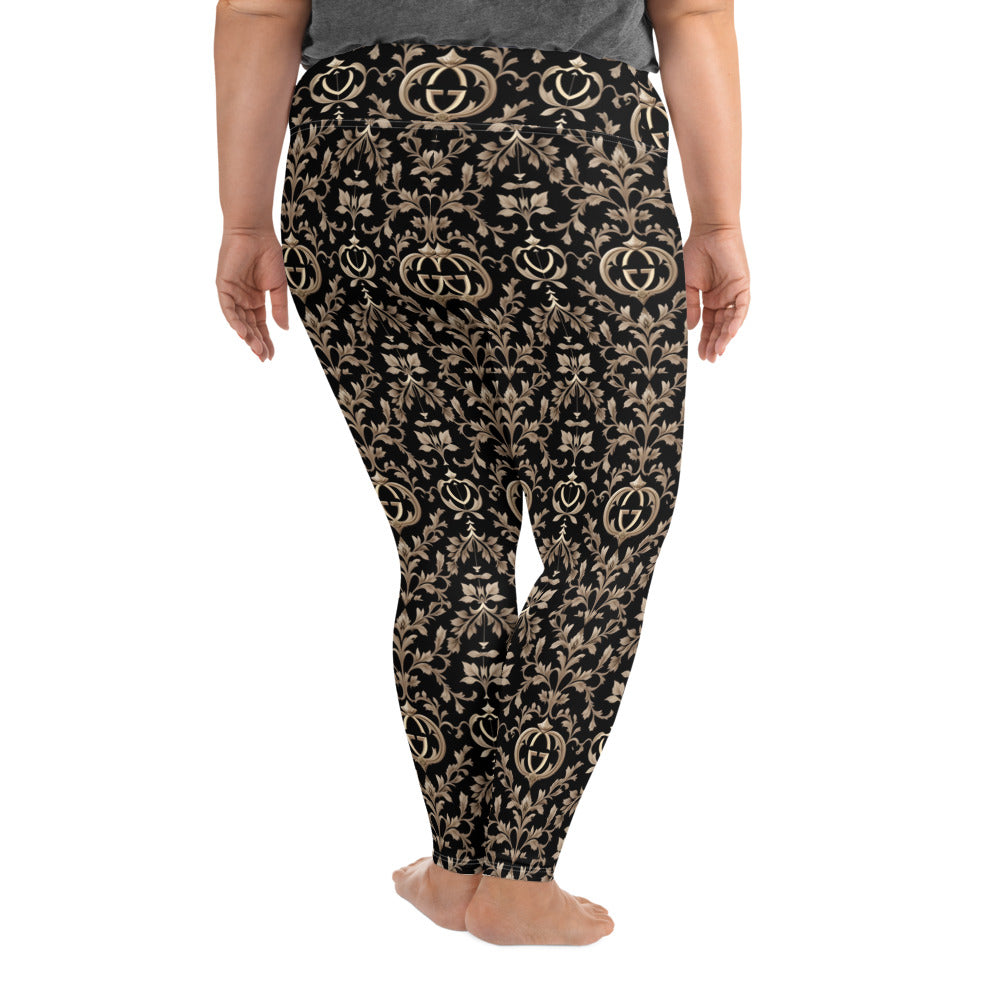 All-Over Print Plus Size Leggings