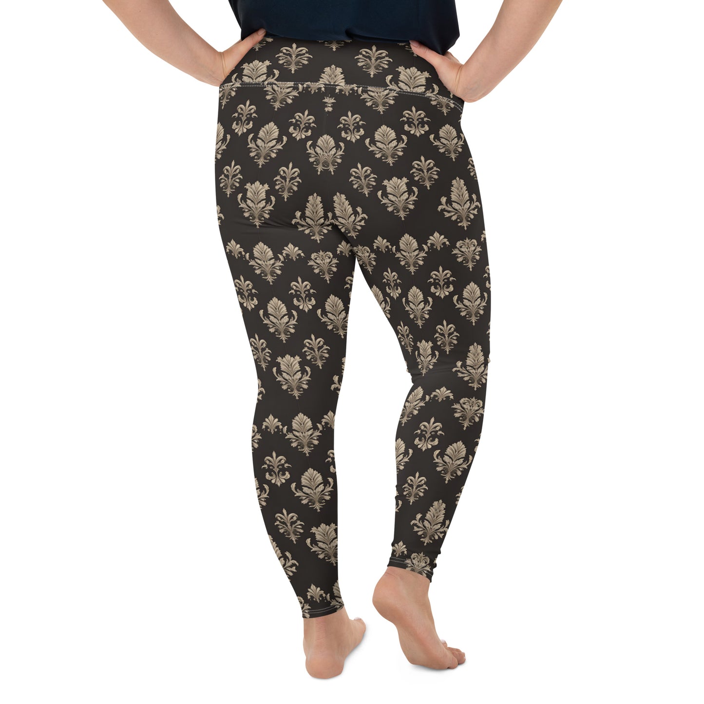 All-Over Print Plus Size Leggings