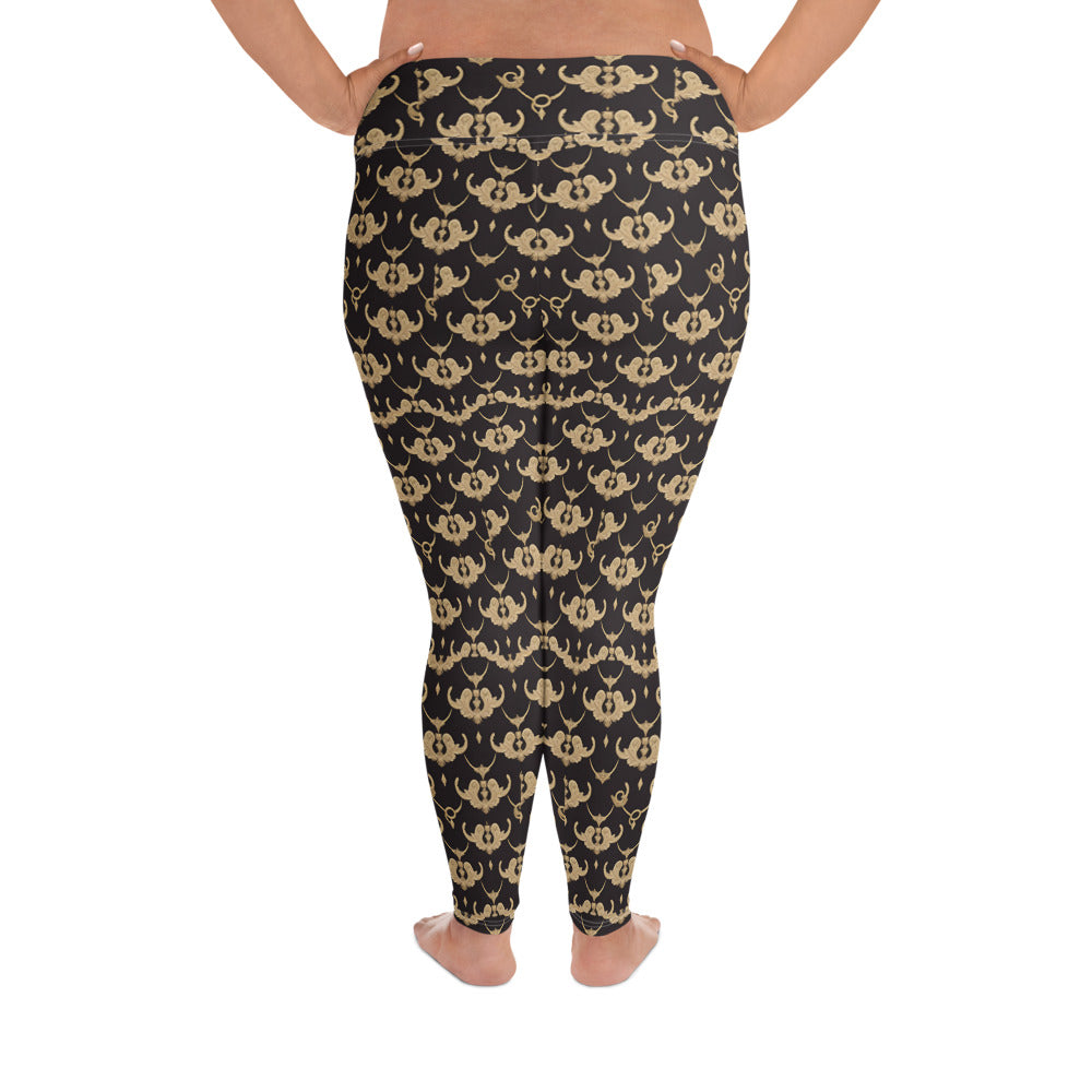 All-Over Print Plus Size Leggings