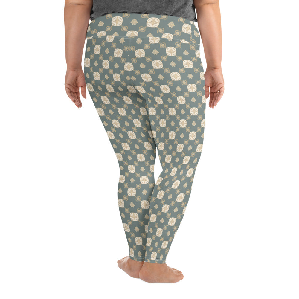 All-Over Print Plus Size Leggings