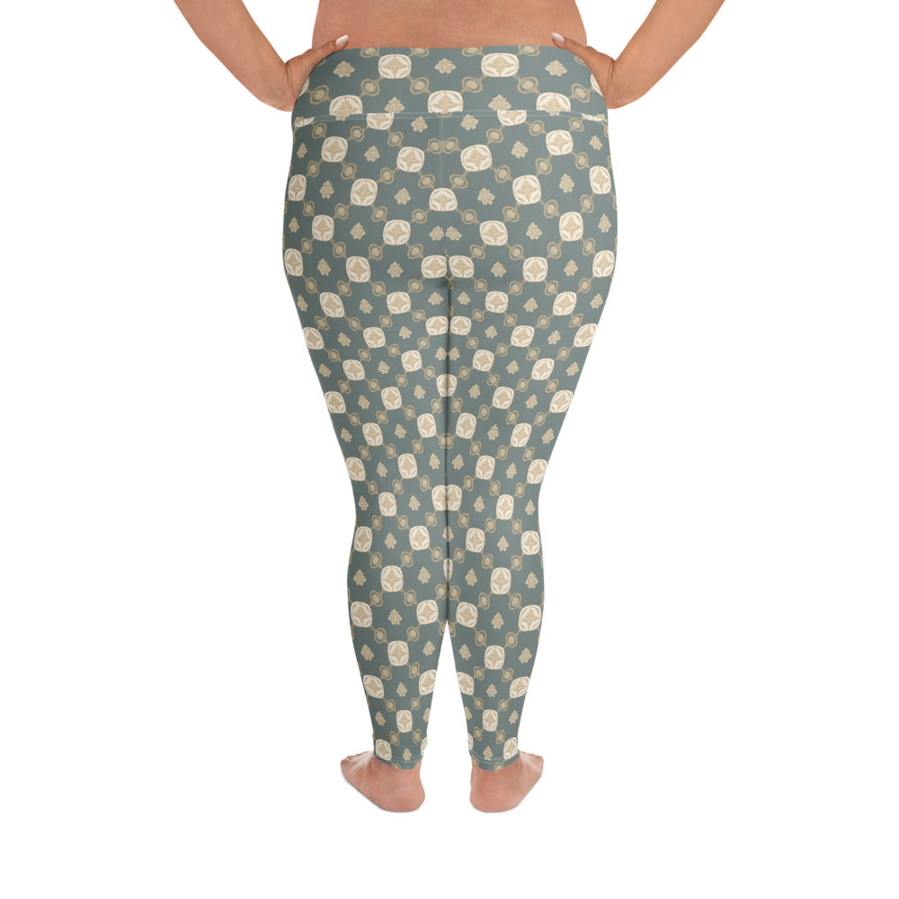 All-Over Print Plus Size Leggings